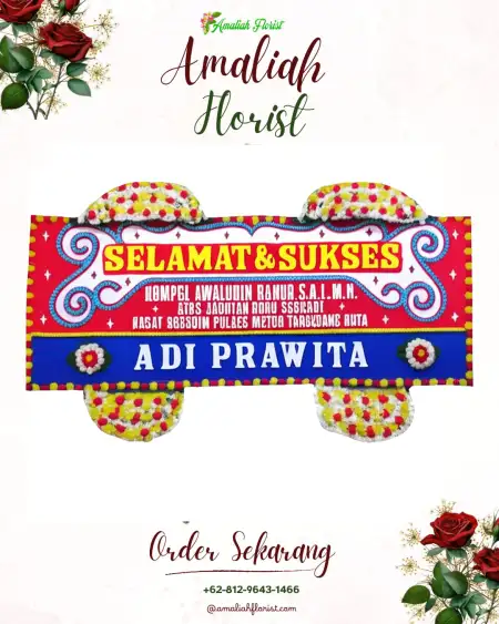 Papan Bunga Ucapan Selamat Sindupaten